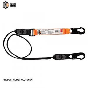 Linq Elite Single Leg Shock Absorbing Webbing Lanyard With Hardware Sn X2-344-203