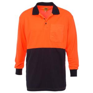 Xax Eco Viz Polo Long Sleeve -262-171