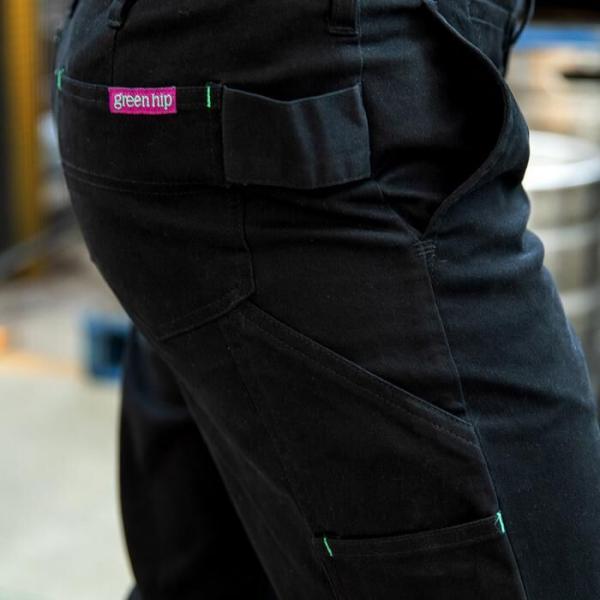 Green Hip Give Cargo Pants-357-207
