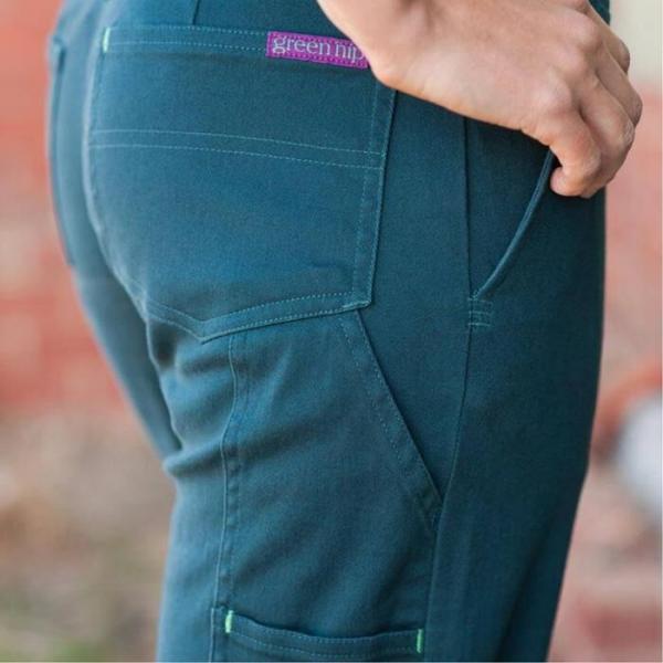 Green Hip Ladies Pants Original +39gardener Gal+39-365-209